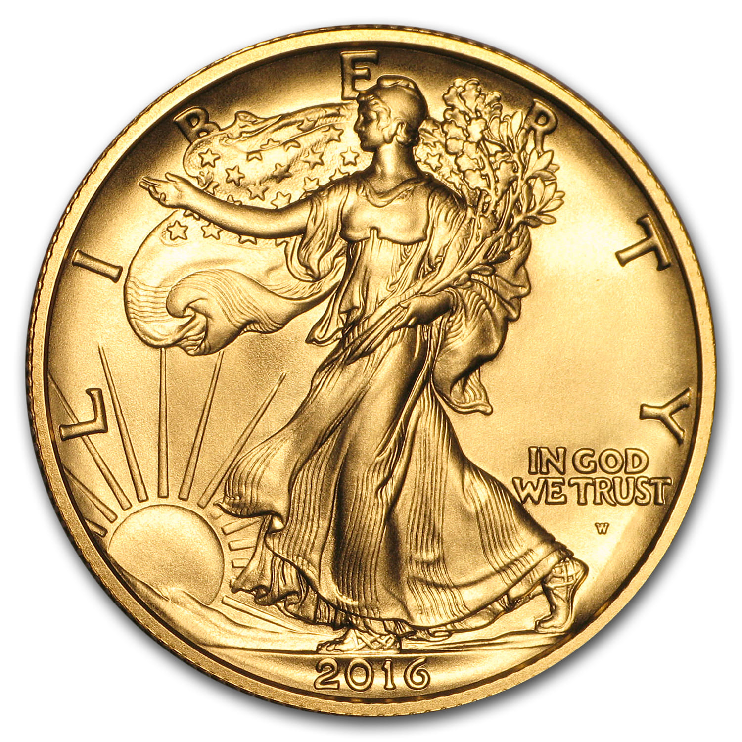 2016-W 1/2 oz Gold Walking Liberty Half Dollar Centennial (w/OGP) 2016-W 1/2 oz Gold Walking Liberty Half Dollar Centennial (w/OGP)