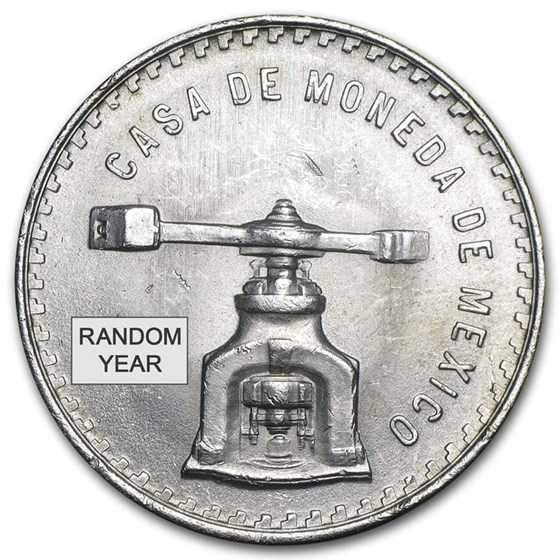 1978-1980 Mexico 1 oz Silver Onza Balance Scale AU/BU