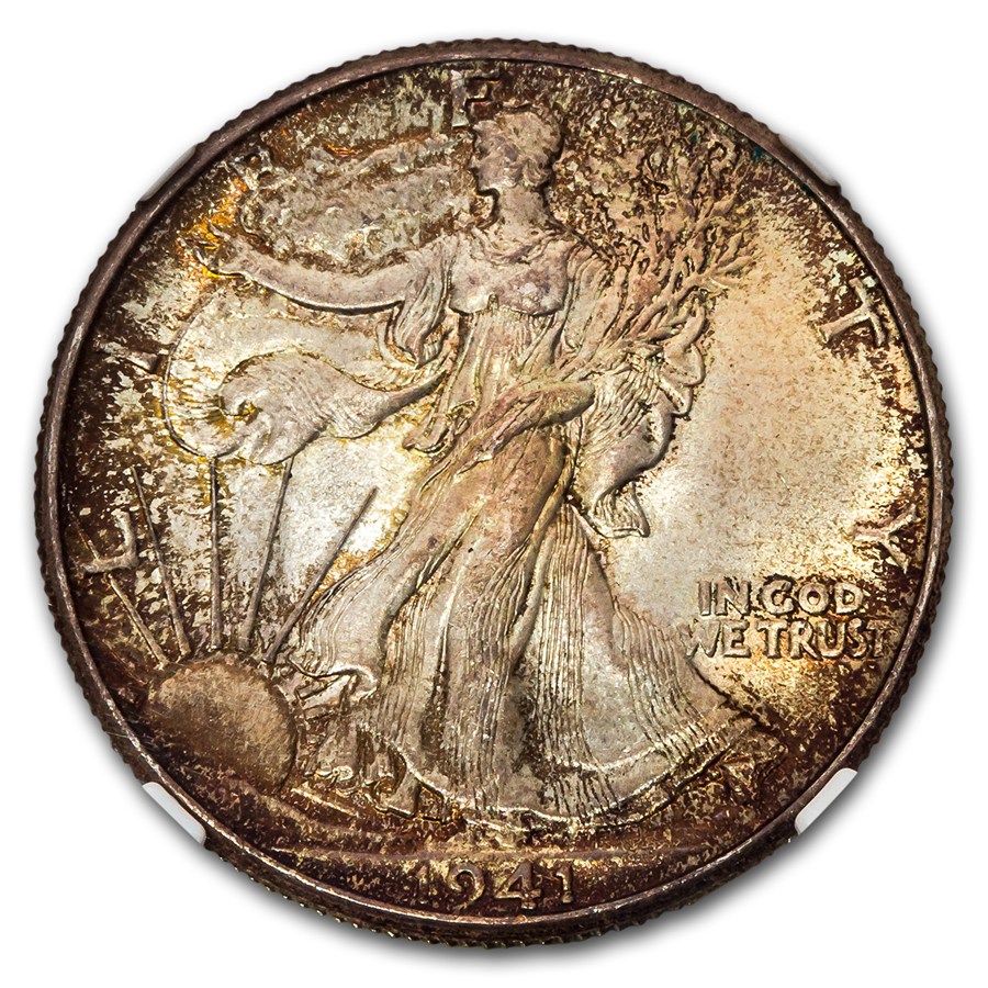 1941 Walking Liberty Half Dollar MS-64 NGC