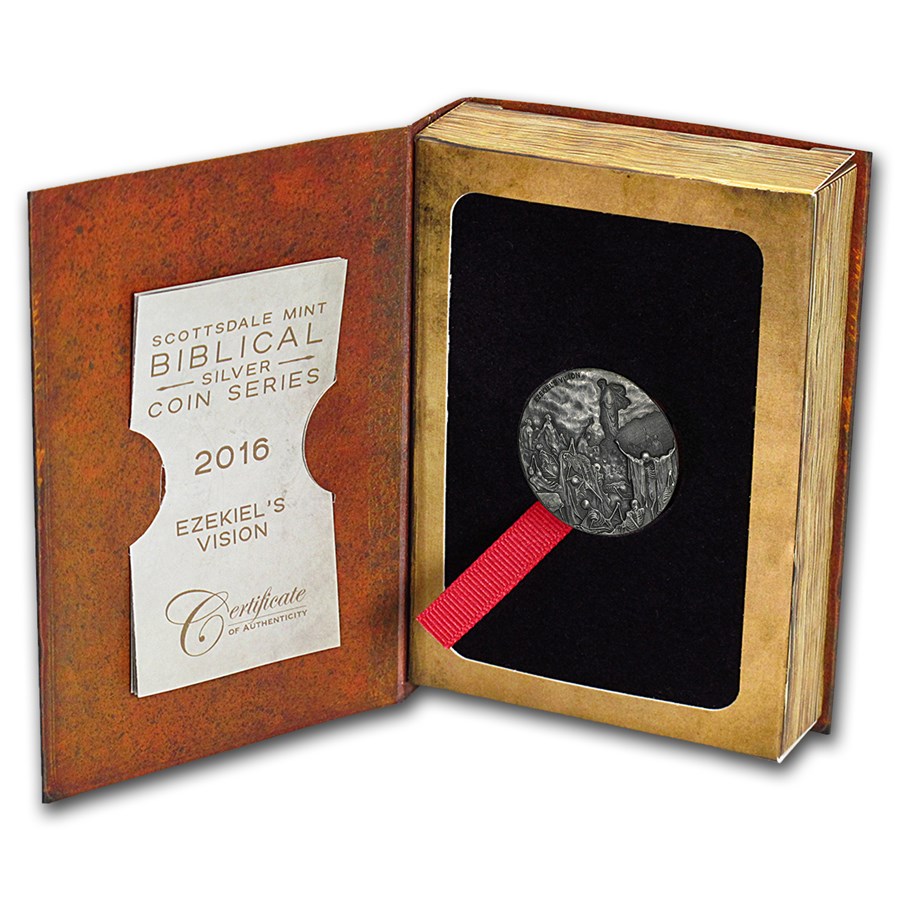 2016 2 oz Silver Coin - Biblical Series (Ezekiel's Vision)