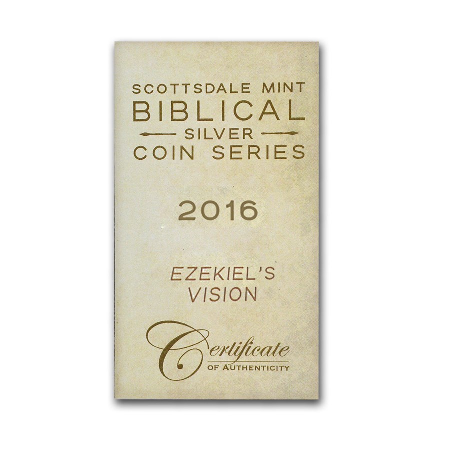 2016 2 oz Silver Coin - Biblical Series (Ezekiel's Vision)