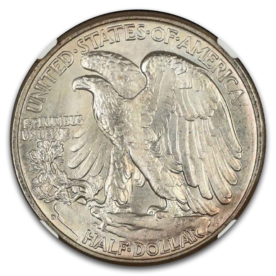 1946-D Walking Liberty Half Dollar MS-66 NGC