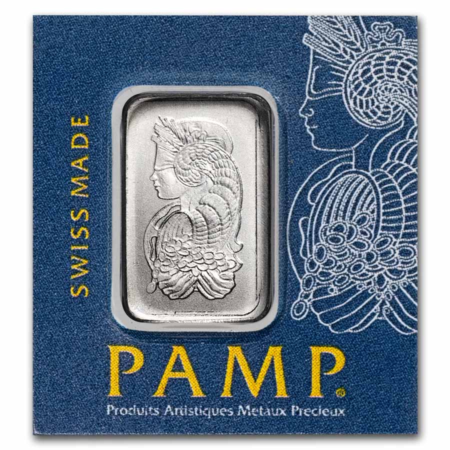 1 gram Platinum Bar - PAMP Suisse Lady Fortuna In Assay Multigram 1 gram Platinum Bar - PAMP Suisse Lady Fortuna In Assay Multigram