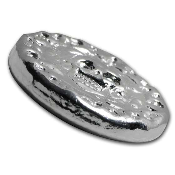 25 gram Hand Poured Silver Round - Plata Muerta