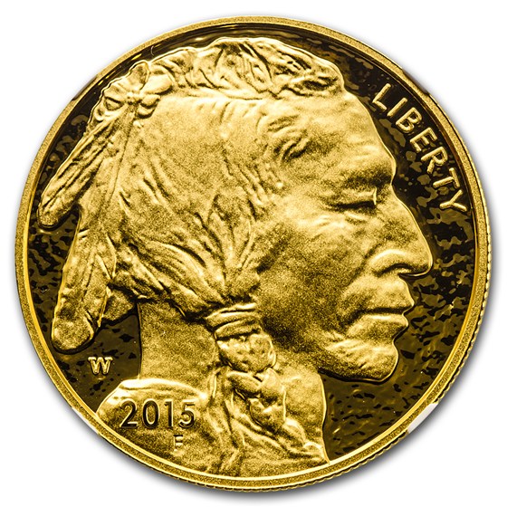 2015-W 1 oz Proof Gold Buffalo PF-70 NGC (ER, Buffalo Label)