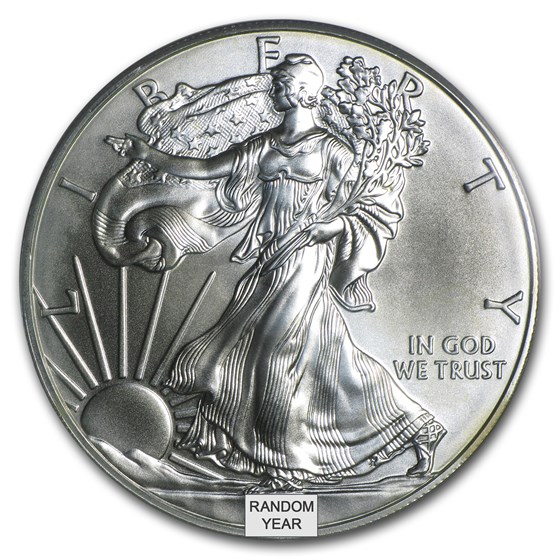 1986-Current Silver Eagle MS-70 NGC/PCGS (Random Year, Spotted)
