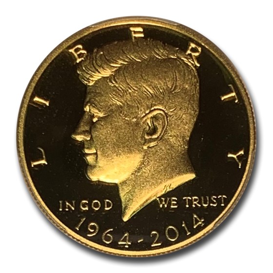 2014-W 3/4 oz Gold Kennedy Half Dollar PR-69 PCGS (FirstStrike®)