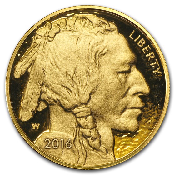 2016-W 1 oz Proof Gold Buffalo PR-70 PCGS (FS, Black Diamond)