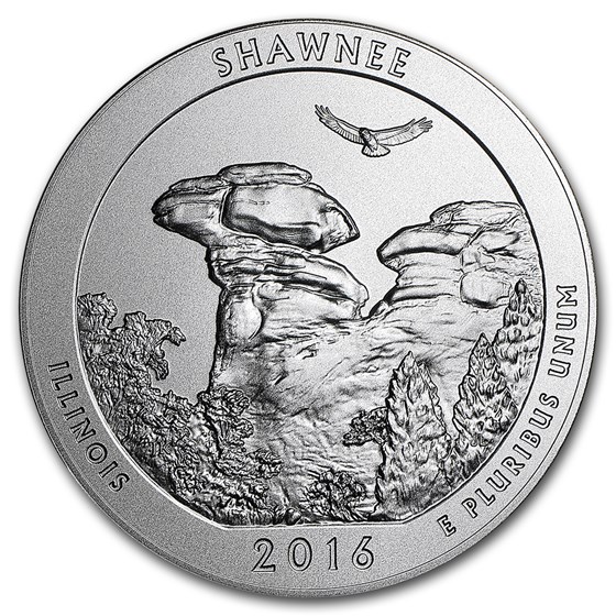 2016-P 5 oz Silver ATB Shawnee (w/Box &amp; COA)
