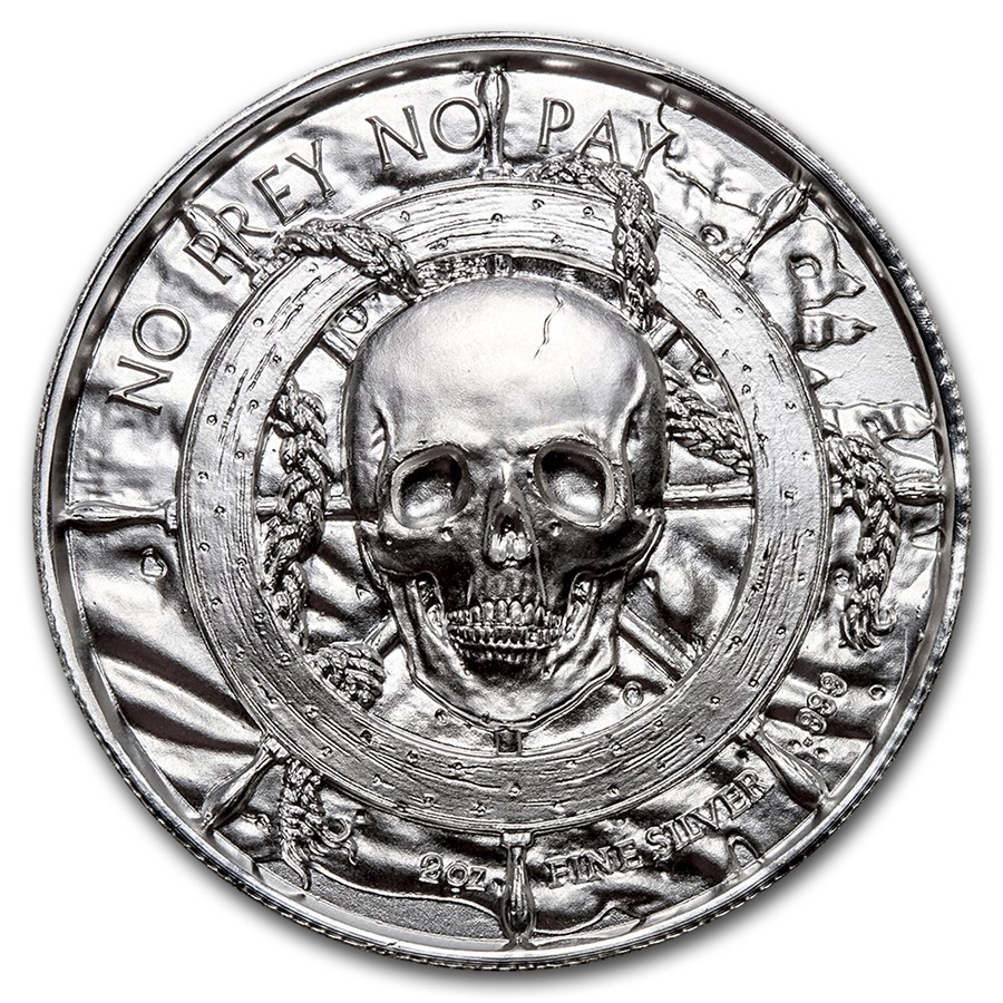 2 oz Silver UHR Round - Privateer Series: The Kraken