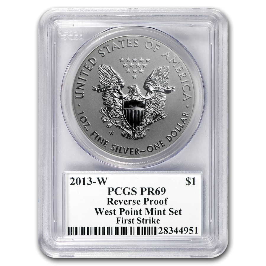 2013-W 2-Coin Silver Eagle Set MS/PF-70 PCGS (Edmund Moy)