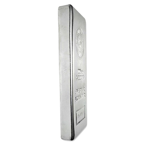 100 oz Silver Bar - Royal Canadian Mint (.9999 Fine, Pressed)