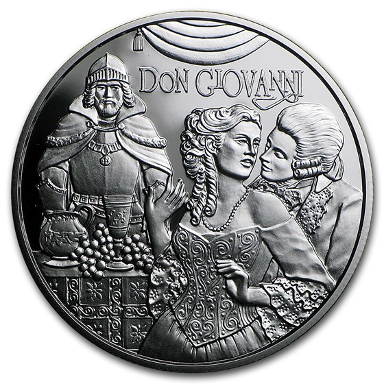 2016 Austria Proof Silver €20 Amadeus Mozart (The Genius)