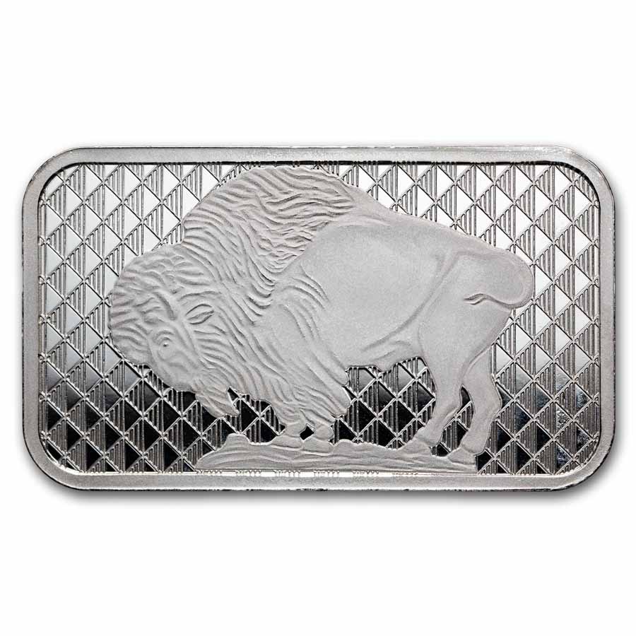 1 oz Silver Bar - Buffalo