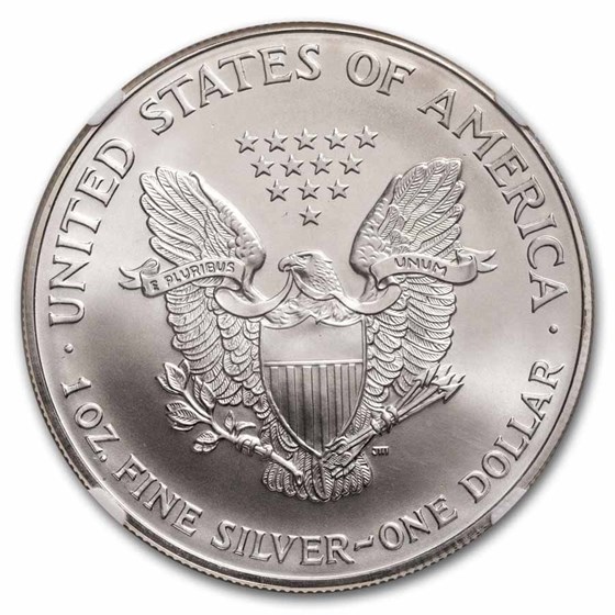 1999 American Silver Eagle MS-70 NGC