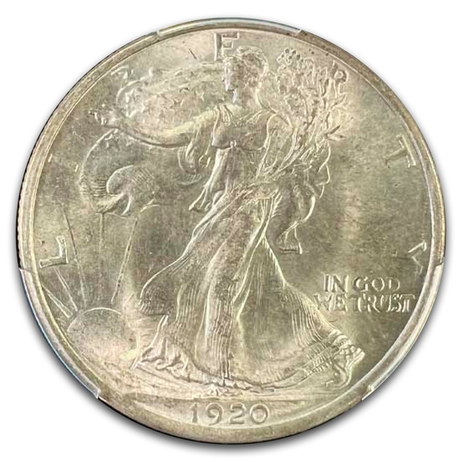 1920 Walking Liberty Half Dollar MS-64 PCGS