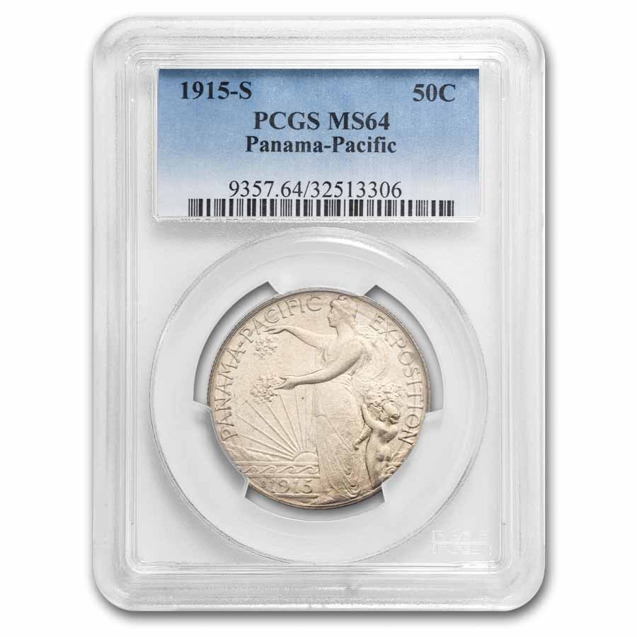 1915-S Panama-Pacific Half Dollar MS-64 PCGS