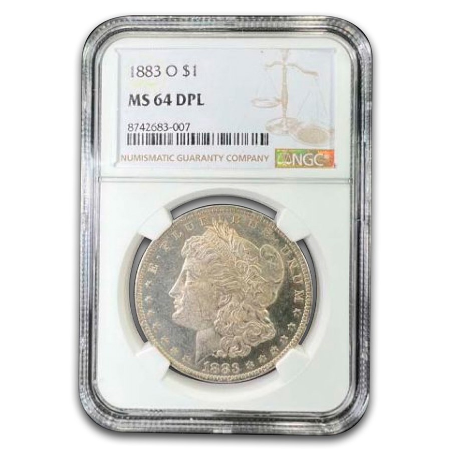1883-O Morgan Dollar MS-64 DPL NGC
