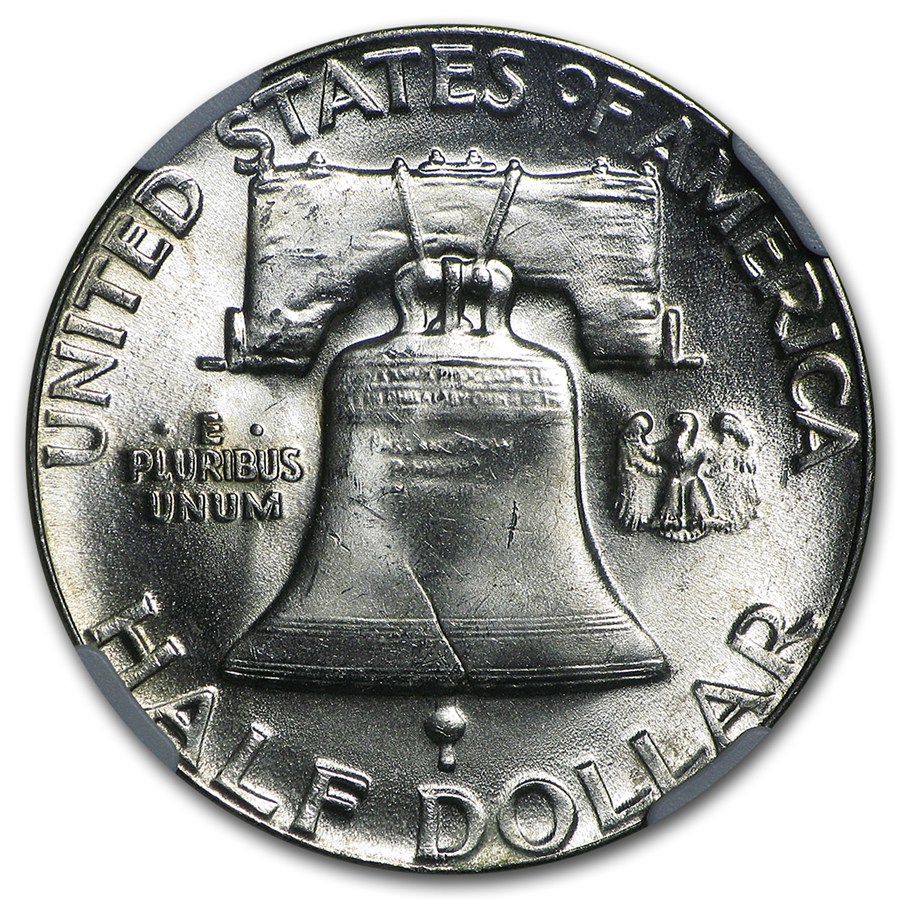 1954 Franklin Half Dollar MS-64 NGC (FBL)