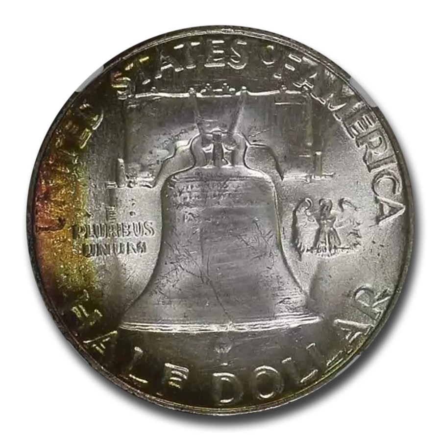 1956 Franklin Half Dollar MS-64 NGC (FBL)