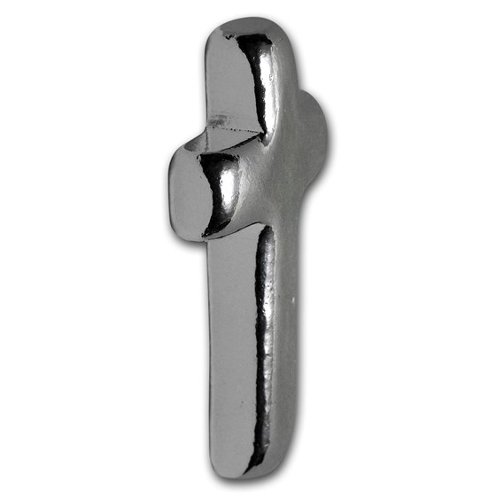 1 oz Hand Poured Silver Cross
